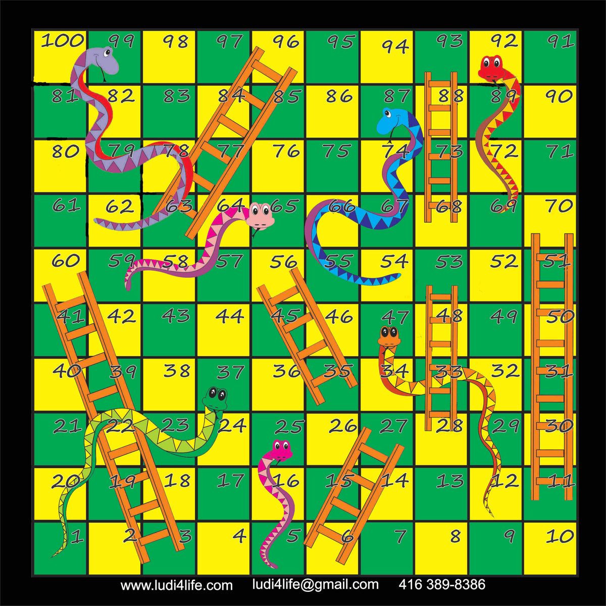 Snakes n Ladders Jamaican theme – LUDI 4 LIFE